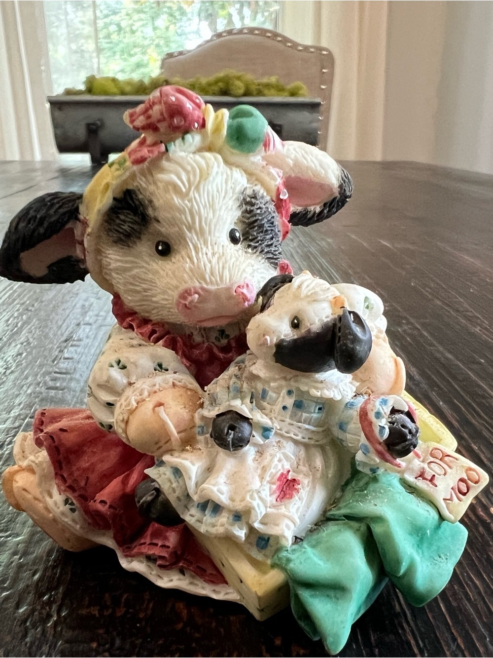 Enesco Mary's Moo Moos Figurine I'll Cherish You For Heifer 1995 #142956